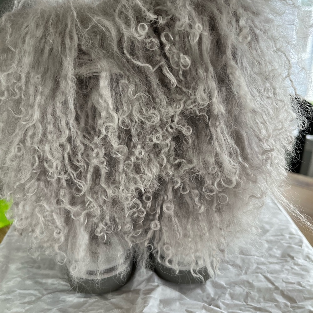 Ugg Grey fluff boot - Picture 7 of 10